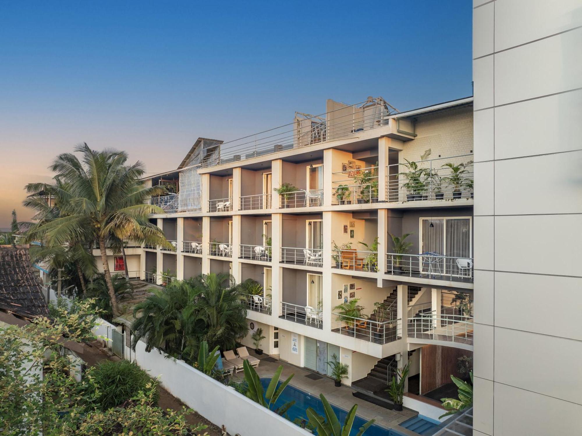 Hotel Echor Samara Morjim Goa Sea View Restro Exterior foto
