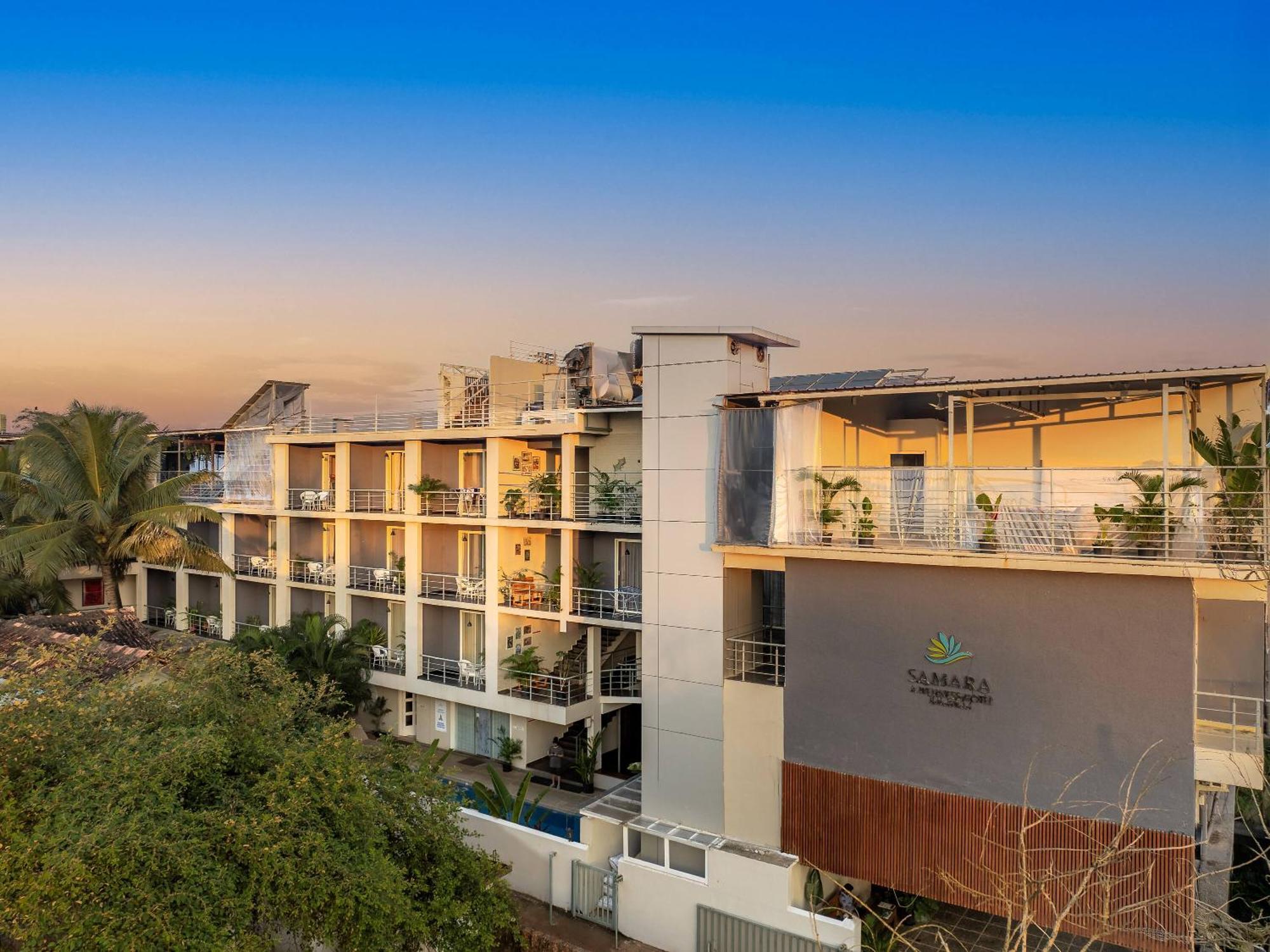 Hotel Echor Samara Morjim Goa Sea View Restro Exterior foto